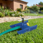 Irrigatore da giardino circolare in alluminio | Raggio di irrigazione di 7,5 metri | Include base di supporto | Irrigatore resis Irrigatore da giardino circolare in alluminio | Raggio di irrigazione di 7,5 metri | Include base di supporto | Irrigatore resis