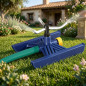 Aspersor de Jardinería Circular de Aluminio | Radio de Riego de 7,5 Metros | Incluye Base de Soporte | Aspersor Resistente Aspersor de Jardinería Circular de Aluminio | Radio de Riego de 7,5 Metros | Incluye Base de Soporte | Aspersor Resistente