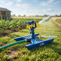 Arroseur agricole sectoriel 1/2" | Portée de 8 à 13 mètres | Socle de support inclus | Arroseur d'irrigation réglable