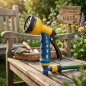 Pistola de Riego de Plástico con 7 Posiciones | Pistola Multichorro para Manguera de Jardín | Boquilla Ajustable Pistola de Riego de Plástico con 7 Posiciones | Pistola Multichorro para Manguera de Jardín | Boquilla Ajustable