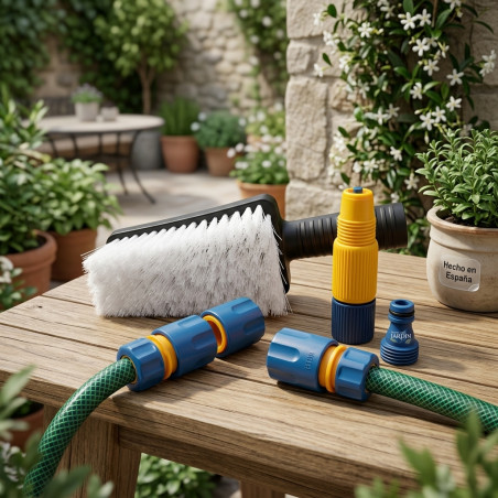 Pistola per irrigazione in plastica con 7 posizioni | Pistola multigetto per tubo da giardino | Ugello regolabile