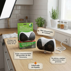 Répulsif ultrasonique contre les rongeurs, souris, rats et autres animaux. Protection du jardin et de la maison.