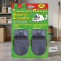 Pacote com 2 ratoeiras de plástico, isca natural não tóxica - controle eficaz de pragas Pacote com 2 ratoeiras de plástico, isca natural não tóxica - controle eficaz de pragas