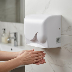 Secador de Manos Automático Blanco 1500W - Secado rápido y eficiente para baños y cocinas