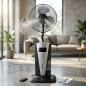 Ventilatore nebulizzatore a piantana, 3 velocità, 100 W, 40 cm, 1,4 litri Ventilatore nebulizzatore a piantana, 3 velocità, 100 W, 40 cm, 1,4 litri