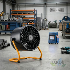 Ventilateur d'atelier à circulation d'air robuste, Ventilateur de sol 35 cm, 3 vitesses 150W