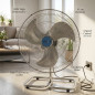 Ventilatore industriale da pavimento 45 cm 120 W 3 velocità | Ventilatore silenzioso ad alta velocità | Ventilatore in metallo Ventilatore industriale da pavimento 45 cm 120 W 3 velocità | Ventilatore silenzioso ad alta velocità | Ventilatore in metallo