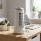 Orbegozo Mini Tower Desktop Fan, 15W, White | Compact Fan | Cool Air Orbegozo Mini Tower Desktop Fan, 15W, White | Compact Fan | Cool Air