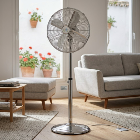 Elegant 3-speed 60W 40 cm standing fan
