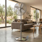Ventilador de pedestal silencioso Orbegozo de 40 cm com 3 velocidades, 60 W | Oscilante e silencioso | Altura ajustável de 118 c