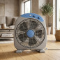 30 cm Industrie-Standventilator, 40 W, 3 Geschwindigkeitsstufen | Hochgeschwindigkeitsventilator mit Timer | Leiser Ventilator