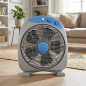 30 cm Industrie-Standventilator, 40 W, 3 Geschwindigkeitsstufen | Hochgeschwindigkeitsventilator mit Timer | Leiser Ventilator
