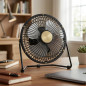 Mini ventilador de mesa | Ventilador oscilante portátil de 15 cm | Cabeça inclinável
