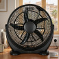 Ventilatore da tavolo a 3 velocità | Ventilatore oscillante da 50 cm | Ventilazione silenziosa Ventilatore da tavolo a 3 velocità | Ventilatore oscillante da 50 cm | Ventilazione silenziosa