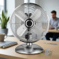 Ventilateur de bureau à 3 vitesses | Ventilateur oscillant de 30 cm | Ventilation silencieuse Ventilateur de bureau à 3 vitesses | Ventilateur oscillant de 30 cm | Ventilation silencieuse