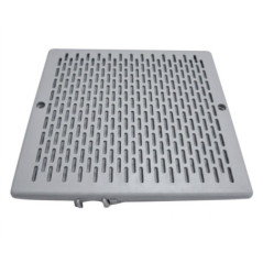 Edelstahl-Poolrost 252 x 252 mm | Ersatz für Poolablauf
