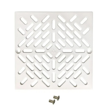 Grille d'évacuation 17,5 x 17,5 cm | Grille carrée 2" pour piscines en béton ou à liner