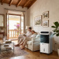 Aquecedor e resfriador 2 em 1 | Aquecimento de 2000 W e resfriamento de 80 W | Temporizador de 12 horas com controle remoto | In