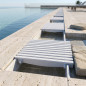 Überlaufrost für Infinity-Pool 245 x 22 mm | Weiße Überlaufrinne | Terrassenablauf