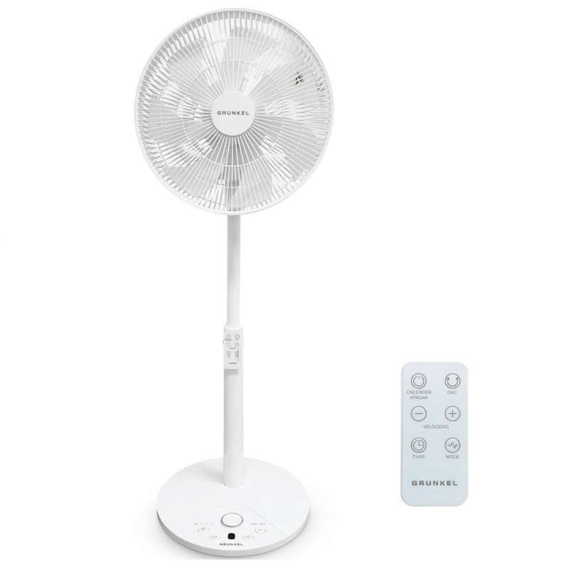 Ventilador de Pie 40 cm Grunkel 12 Velocidades 25W | Silencioso | Altura 113 cm | Mando a Distancia Ventilador de Pie 40 cm Grunkel 12 Velocidades 25W | Silencioso | Altura 113 cm | Mando a Distancia