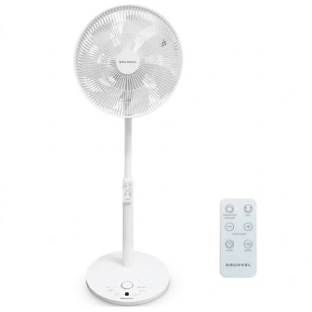 copy of Ventilatore a piantana Grunkel da 40 cm, 12 velocità, 25 W | Silenzioso | Altezza 113 cm | Telecomando