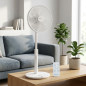 copy of Ventilador de pedestal Grunkel de 40 cm, 12 velocidades, 25 W | Silencioso | Altura 113 cm | Controle remoto