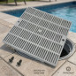 Griglia di plastica per piscina 252x252 mm | Ricambio per scarico piscina Griglia di plastica per piscina 252x252 mm | Ricambio per scarico piscina