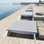 Überlaufrost für Infinity-Pool 295 x 22 mm | Weiße Überlaufrinne | Terrassenablauf