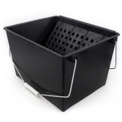 Polypropylene Paint Bucket 33x27.5 cm | Reinforced Base | Includes Paint Grid