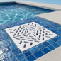 Ablaufrost 17,5 x 17,5 cm | Quadratischer Rost 2" für Beton- oder Folienbecken Ablaufrost 17,5 x 17,5 cm | Quadratischer Rost 2" für Beton- oder Folienbecken