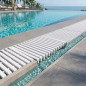 Overflow Grate for Infinity Pool 335x22 mm | White Overflow Channel | Outdoor Drain for Terrace Overflow Grate for Infinity Pool 335x22 mm | White Overflow Channel | Outdoor Drain for Terrace