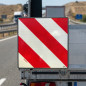 Aluminiumschild für hervorstehende Lasten 50 x 50 cm | Straßen- und Baustellenbeschilderung | AENOR-geprüft