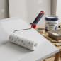 Rullo per pittura in microfibra da 22 cm | Per cartongesso e superfici lisce | Finitura finissima