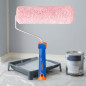 Rullo per pittura in microfibra da 22 cm | Per superfici lisce | Finitura fine | Vernici per plastica Rullo per pittura in microfibra da 22 cm | Per superfici lisce | Finitura fine | Vernici per plastica