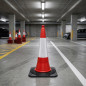 Traffic Cone 50x27.5 cm | Polyethylene | AENOR Approved | Garages, Shops and Industrial Buildings
