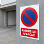 No Parking Sign PVC 23x34 cm | Road Signage | AENOR Approved