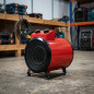 Termoventilatore in ceramica da 2000 W | IP44 per uso esterno | Riscalda fino a 65 °C | Ideale per officine, magazzini e serre Termoventilatore in ceramica da 2000 W | IP44 per uso esterno | Riscalda fino a 65 °C | Ideale per officine, magazzini e serre