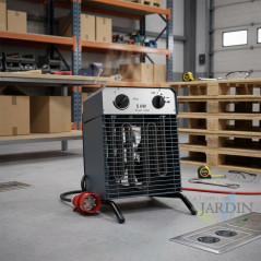 Aquecedor Elétrico 5000W 26x40x40 cm - Calor intenso para grandes espaços