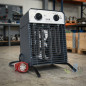 Riscaldatore elettrico ad aria da 5000 W | Riscaldatore per grandi spazi | 26x40x40 cm | Ideale per officine, magazzini e serre
