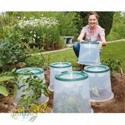 Cube de serre pour plantes et légumes 35x35x30 cm résistant aux UV, transparent