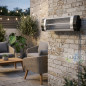 Chauffage mural professionnel 2000 W, fixation murale, 86 x 20 x 9 cm, chauffage de restaurant avec protection contre l'humidité Chauffage mural professionnel 2000 W, fixation murale, 86 x 20 x 9 cm, chauffage de restaurant avec protection contre l'humidité