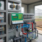 Programador fertirrigación riego agricola 220VAC, salida 24V, 8 estaciones Programador fertirrigación riego agricola 220VAC, salida 24V, 8 estaciones