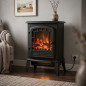 Style Electric Fireplace 2000W Flame Effect | 39x24x57 cm | Overheating Protection Style Electric Fireplace 2000W Flame Effect | 39x24x57 cm | Overheating Protection