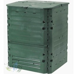 Thermal polyethylene composter 600 liters 80x80x104 cm
