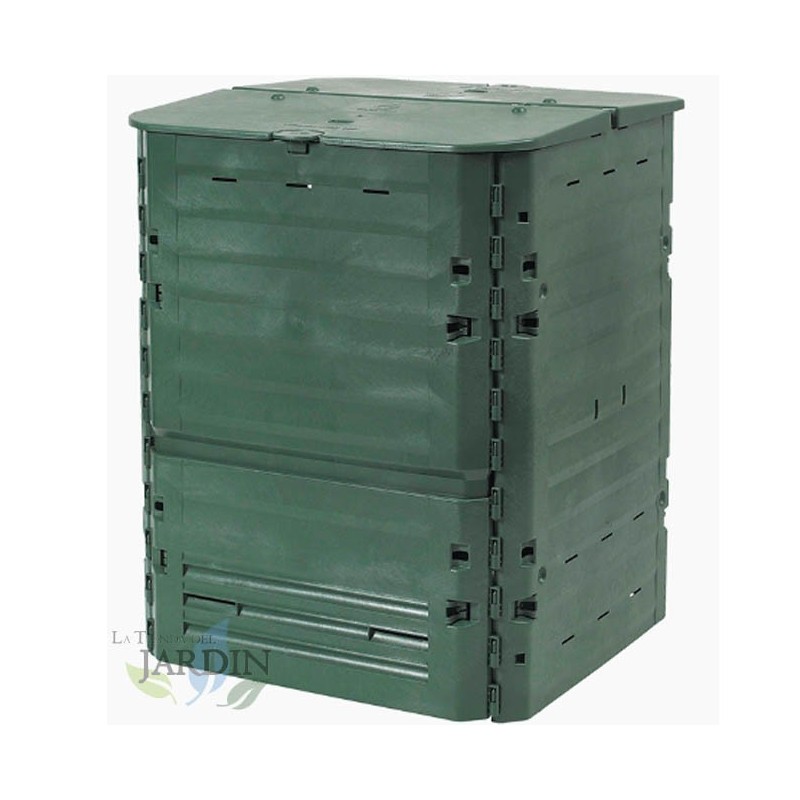 Composteira térmica de polietileno 600 litros 80x80x104 cm