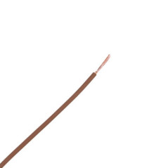 Cable Eléctrico 1,5 mm² Marrón 200 m | Hilo PVC Flexible | Cable para Iluminación