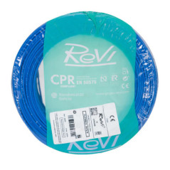 Cable Eléctrico 2,5 mm² Azul 200 m | Hilo PVC Flexible | Cable para Electricidad
