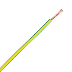 Cable Eléctrico 2,5 mm² Verde/Amarillo 200 m | Hilo PVC | Cable para Electricidad