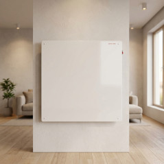 Placa de aquecimento de cerâmica pintável 425W, 60x60 cm, aquecimento eficiente para paredes e espaços