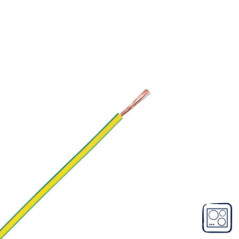 Cable Eléctrico 4 mm² Verde/Amarillo 50 m | Hilo PVC | Cable para Electrodomésticos